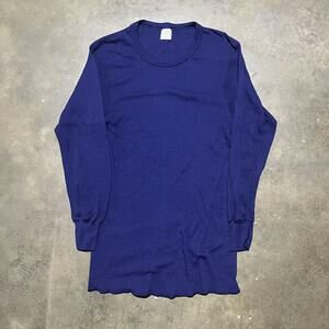 Vintage 90s Ultimate Sports Navy Long Sleeve Thermal Shirt